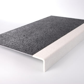 Evergrip Standard Anti-Slip Stair Tread Cover with White Highlighted Nose