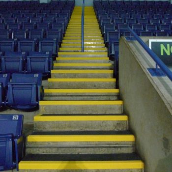 Anti-Slip stairs in the MotorPoint arena