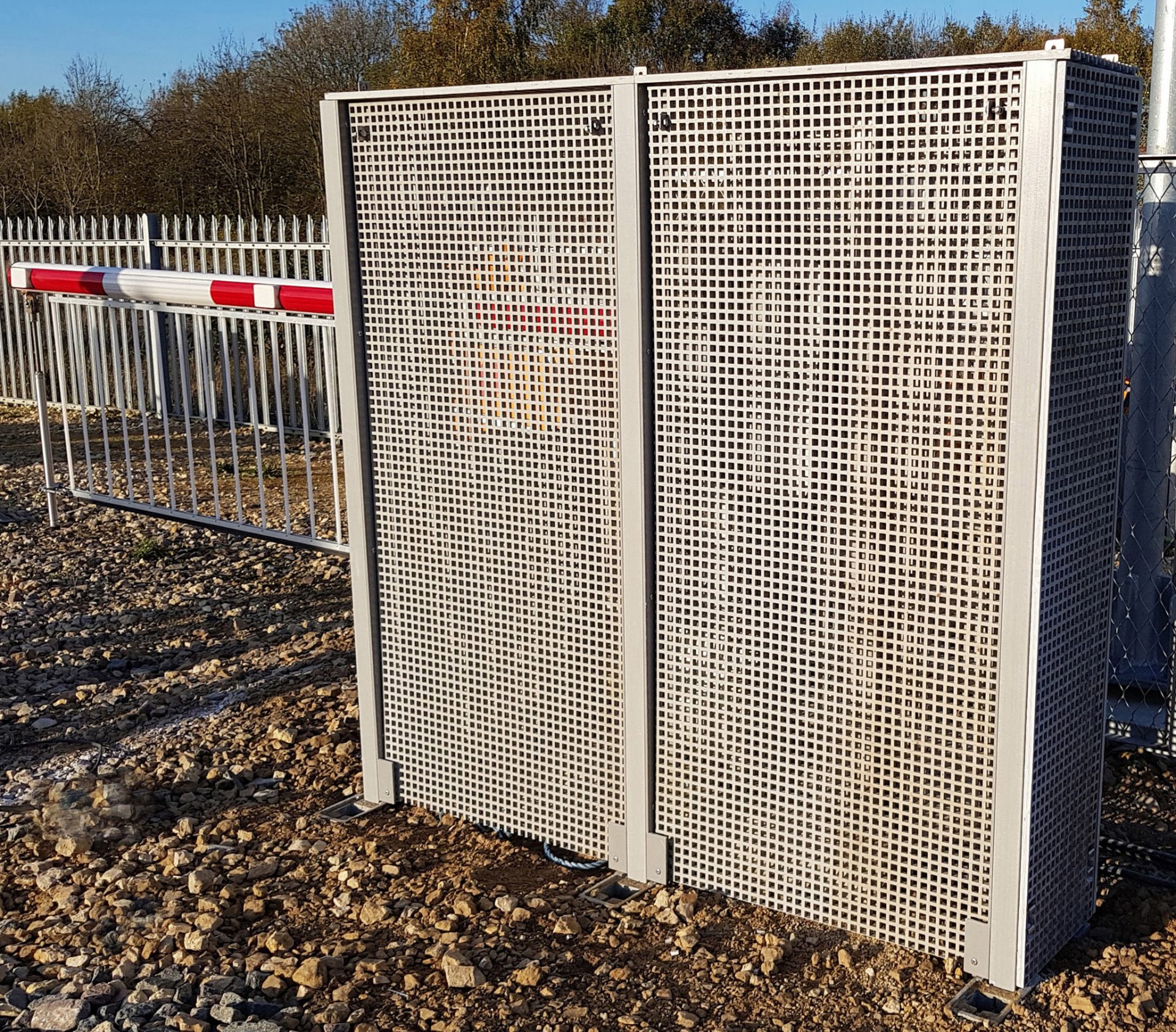 Railway Crossing Barrier Fibreglass Cage