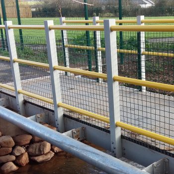 Fibreglass 3.7m span Pedestrian Footbridge